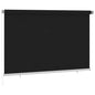 Persiana enrollable de exterior 100x140 cm negro