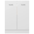 Armario bajo "Lyon" blanco 60x46x81,5 cm madera de ingeniería