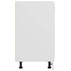 Armario bajo "Lyon" blanco 60x46x81,5 cm madera de ingeniería