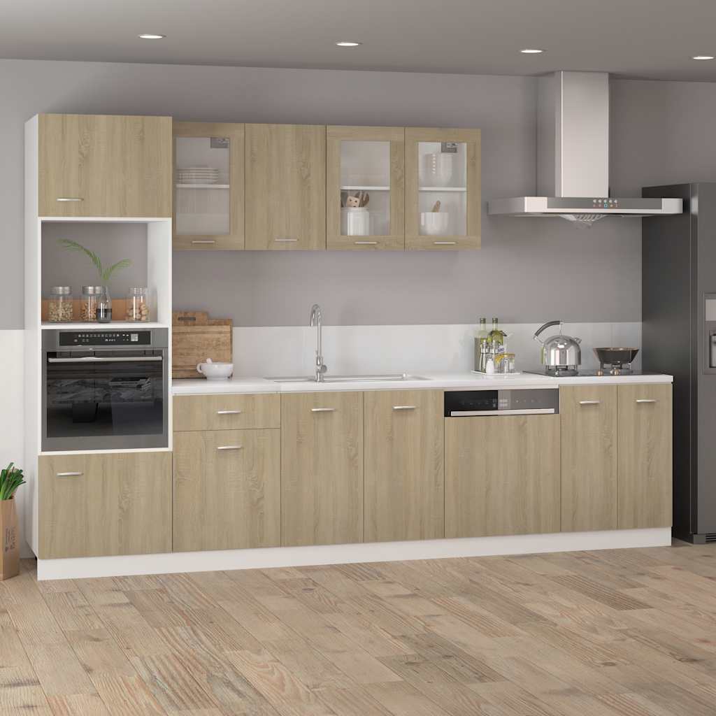 Armario bajo "Lyon" Roble Sonoma 60x46x81,5 cm Madera de ingeniería