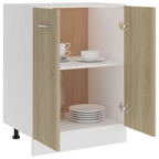 Armario bajo "Lyon" Roble Sonoma 60x46x81,5 cm Madera de ingeniería