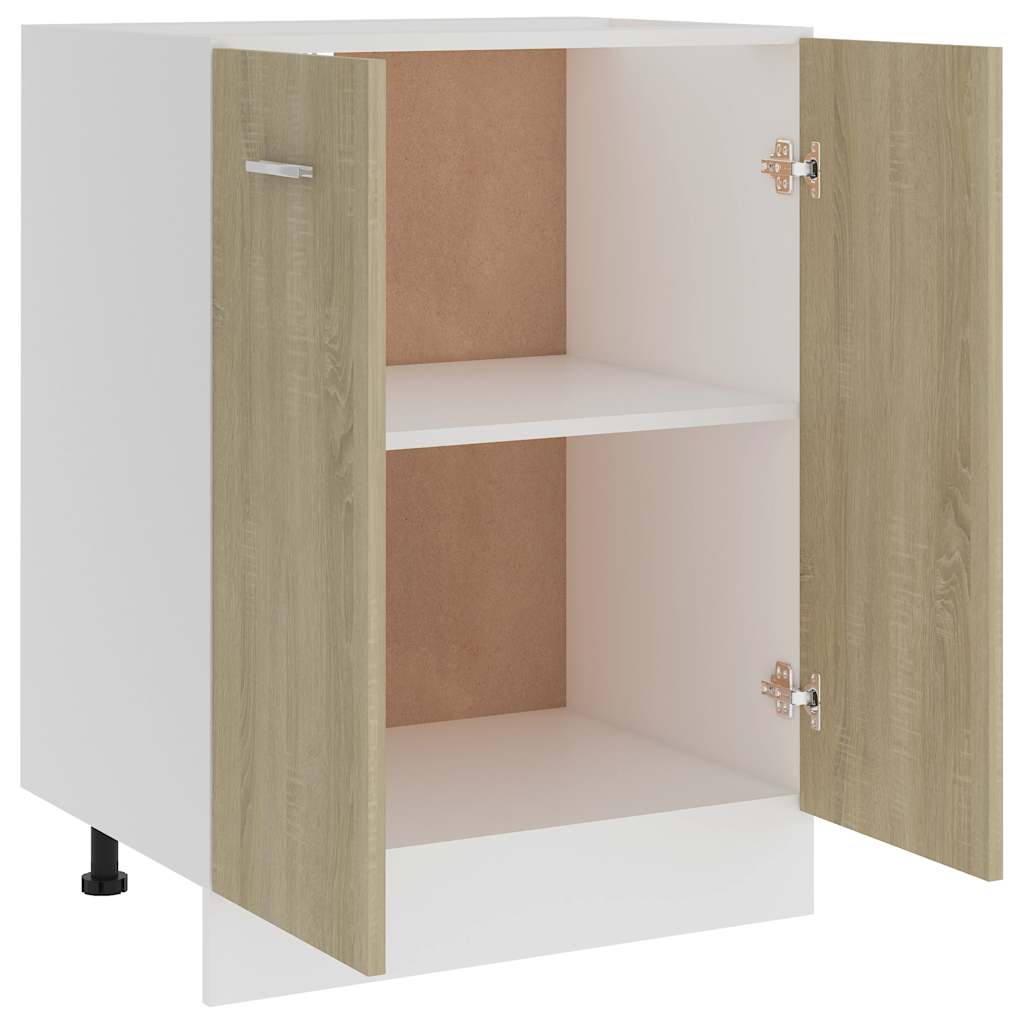 Armario bajo "Lyon" Roble Sonoma 60x46x81,5 cm Madera de ingeniería