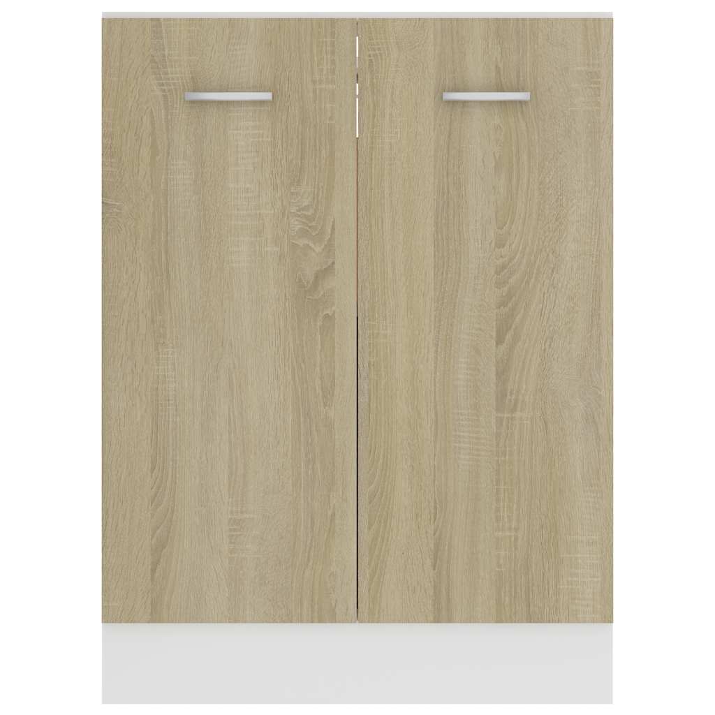 Armario bajo "Lyon" Roble Sonoma 60x46x81,5 cm Madera de ingeniería
