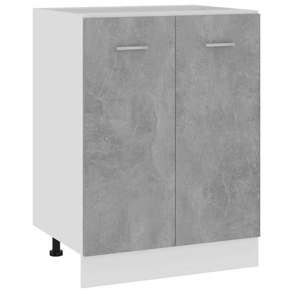 Armario bajo "Lyon" blanco 60x46x81,5 cm madera de ingeniería