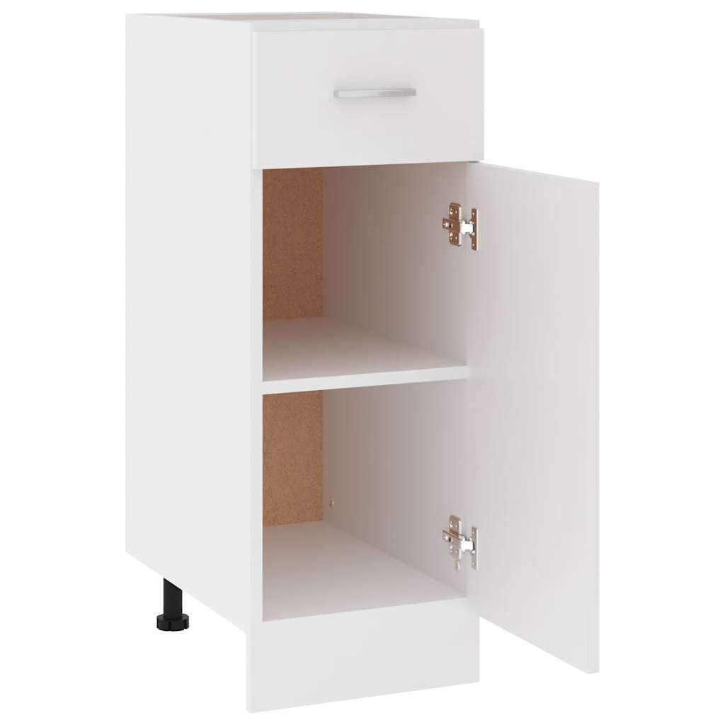 Cajón inferior "Lyon" blanco, 30 x 46 x 81,5 cm, madera de ingeniería