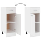 Cajón inferior "Lyon" blanco, 30 x 46 x 81,5 cm, madera de ingeniería