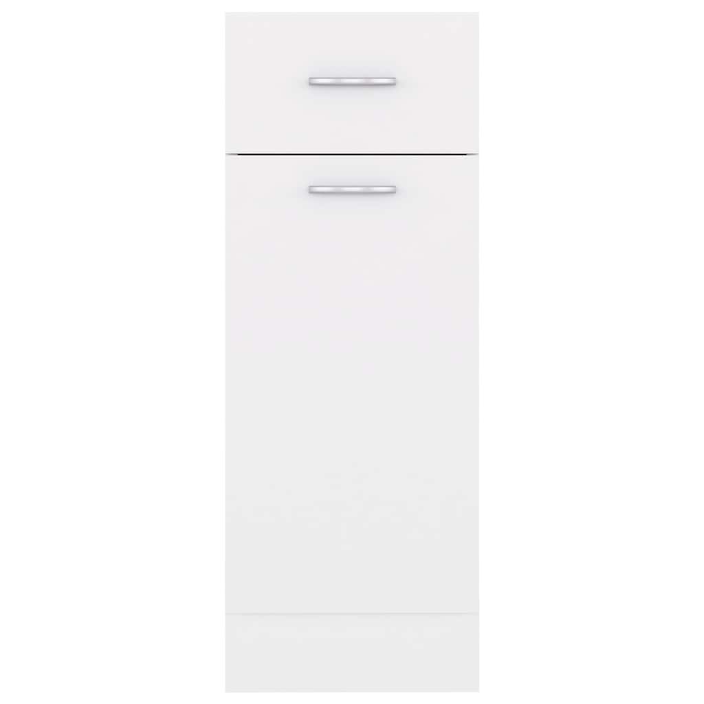 Cajón inferior "Lyon" blanco, 30 x 46 x 81,5 cm, madera de ingeniería