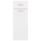 Cajón inferior "Lyon" blanco, 30 x 46 x 81,5 cm, madera de ingeniería