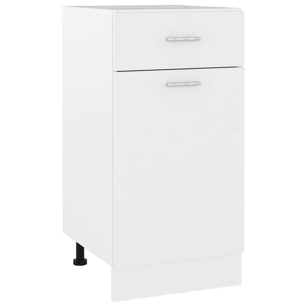 Mueble bajo con cajón "Lyon" blanco 40x46x81,5 cm madera de ingeniería