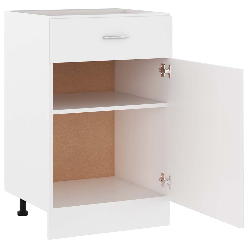 Cajón inferior "Lyon" blanco 50x46x81,5 cm Madera de ingeniería