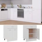 Mueble bajo con cajón "Lyon" blanco 60x46x81,5 cm madera de ingeniería