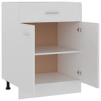 Mueble bajo con cajón "Lyon" blanco 60x46x81,5 cm madera de ingeniería