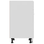 Mueble bajo con cajón "Lyon" blanco 60x46x81,5 cm madera de ingeniería