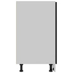 Cajón bajo "Lyon" negro, 80 x 46 x 81,5 cm, madera de ingeniería