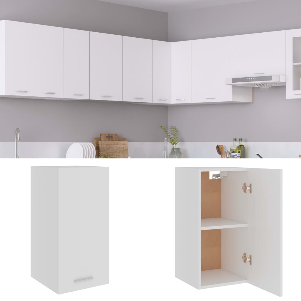 Armario colgante "Lyon" de, blanco, 29,5 x 31 x 60 cm, madera de ingeniería