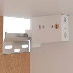 Armario colgante "Lyon" de, blanco, 29,5 x 31 x 60 cm, madera de ingeniería