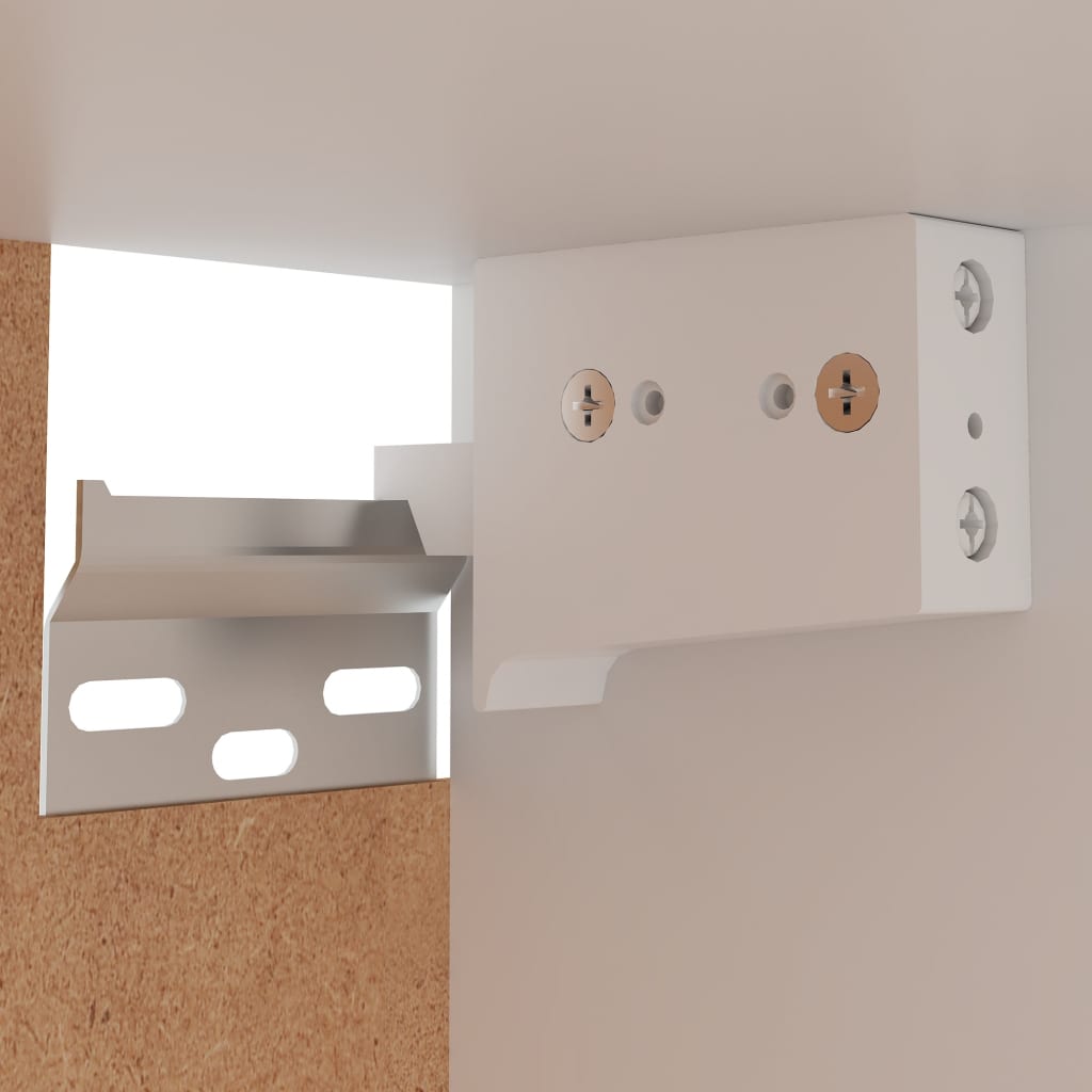 Armario colgante "Lyon" de, blanco, 29,5 x 31 x 60 cm, madera de ingeniería