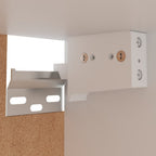 Armario colgante "Lyon" de, blanco, 39,5 x 31 x 60 cm, madera de ingeniería