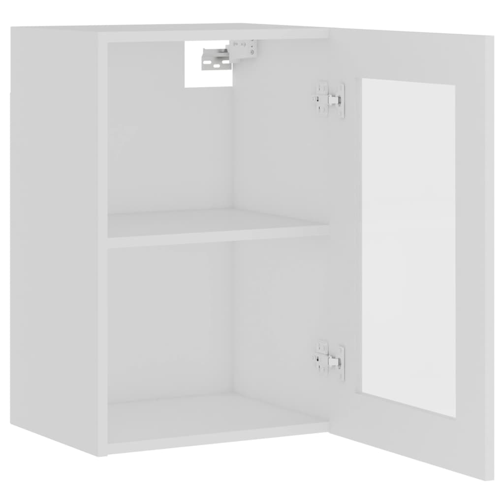 Vitrina colgante "Lyon" de, color blanco, 40 x 31 x 60 cm, madera de ingeniería