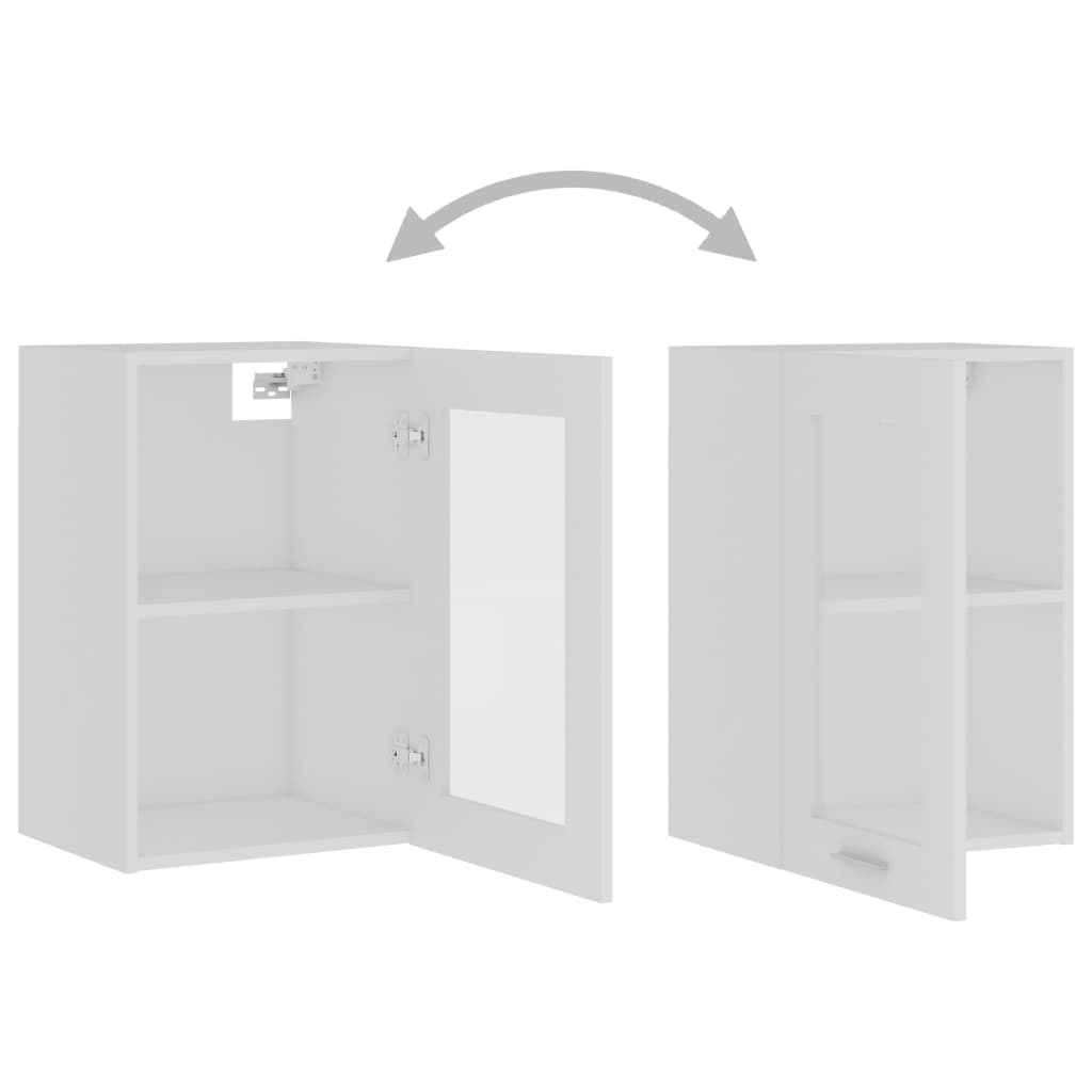 Vitrina colgante "Lyon" de, color blanco, 40 x 31 x 60 cm, madera de ingeniería