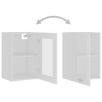 Vitrina colgante "Lyon" de, color blanco, 40 x 31 x 60 cm, madera de ingeniería