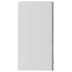 Vitrina colgante "Lyon" de, gris hormigón, 60x31x60 cm, madera de ingeniería