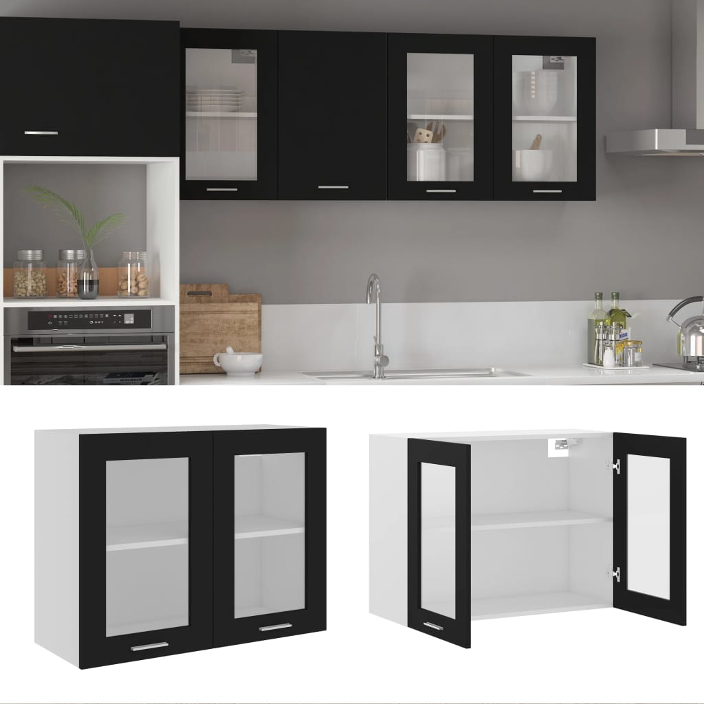 Vitrina colgante "Lyon" de, color blanco, 40 x 31 x 60 cm, madera de ingeniería