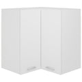 Armario esquinero colgante "Lyon" blanco 57x57x60 cm Madera de ingeniería