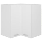 Armario esquinero colgante "Lyon" blanco 57x57x60 cm Madera de ingeniería