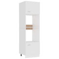 Armario de microondas contrachapada color roble 60x57x207 cm