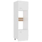 Armario de microondas contrachapada color roble 60x57x207 cm