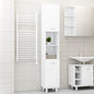 White Plywood Bathroom Cabinet 30x30x179 cm