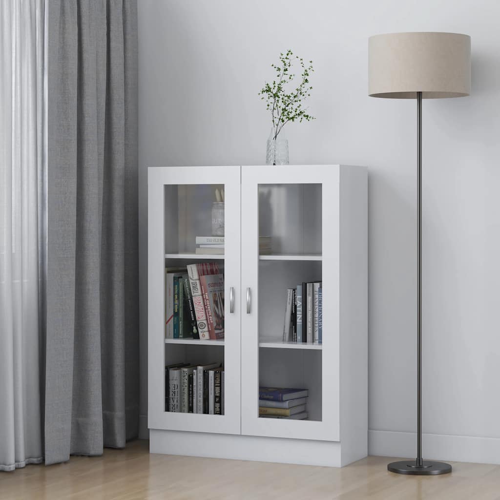 Armario libros madera contrachapada color roble 82,5x30,5x80 cm