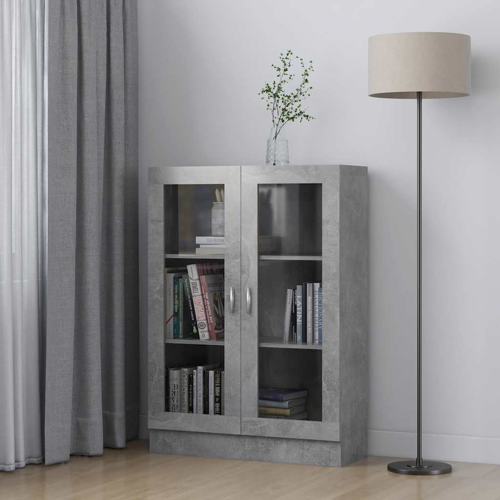 Armario libros madera contrachapada color roble 82,5x30,5x80 cm