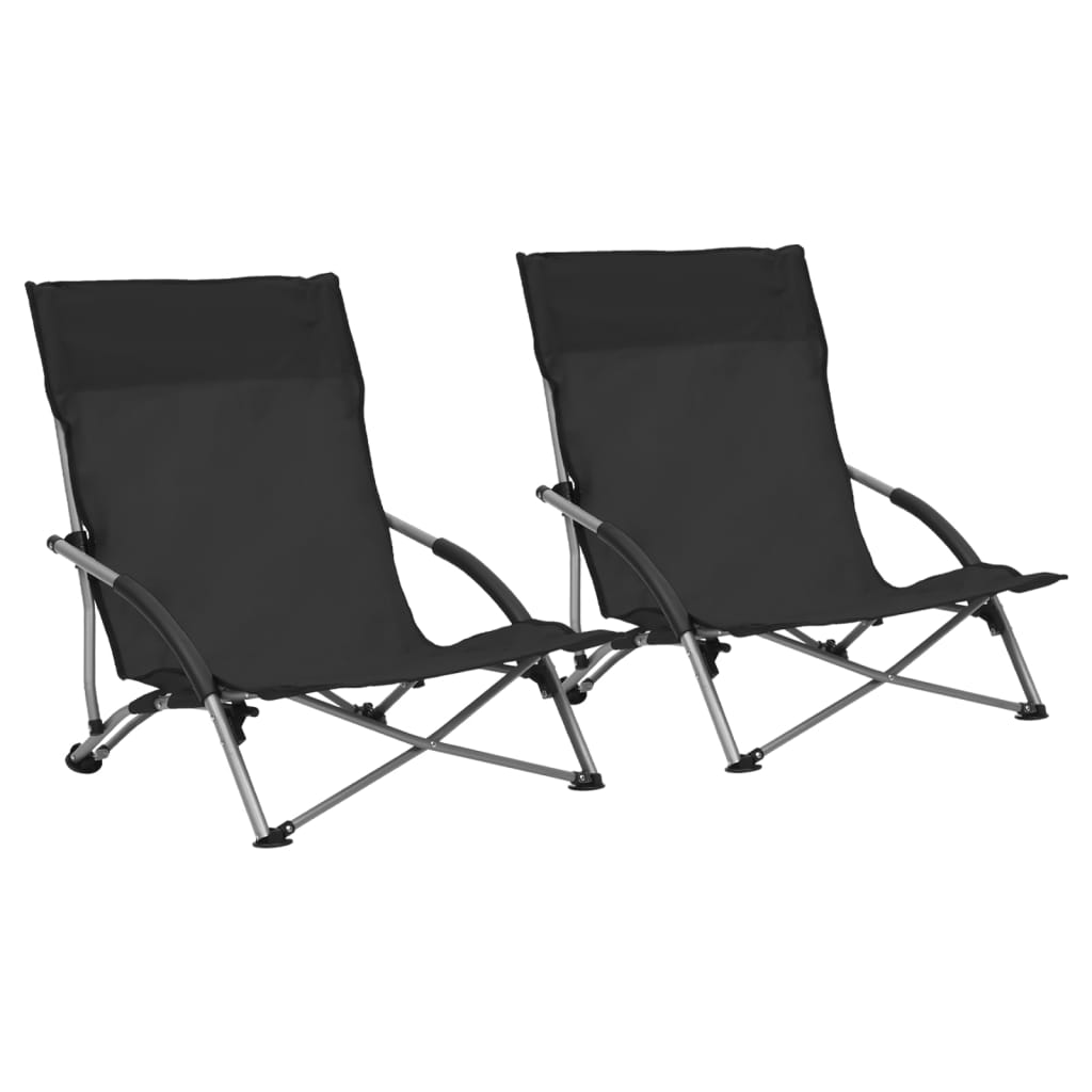 Sillas de playa plegables 2 uds tela madera maciza azul blanco