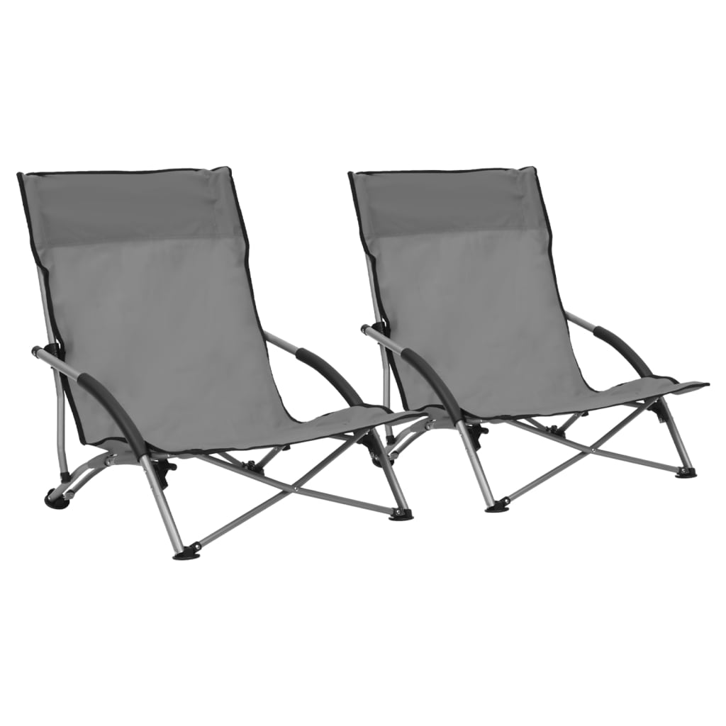 Sillas de playa plegables 2 uds tela madera maciza azul blanco