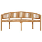 Banco banana de madera maciza de teca 180 cm