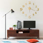 Reloj 3D de pared con diseño moderno blanco y negro 100 cm XXL