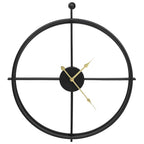 Reloj de pared de hierro negro 52 cm