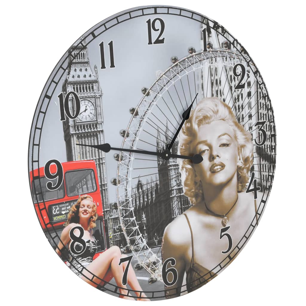 Reloj de pared vintage 60 cm