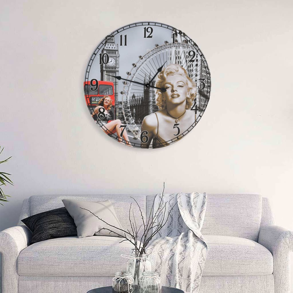 Reloj de pared vintage 60 cm