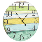 Multicolor MDF Wall Clock 60 cm