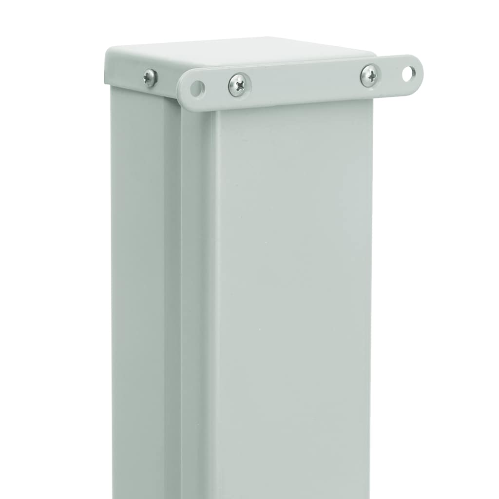 Toldo lateral retráctil para patio azul 140x600 cm