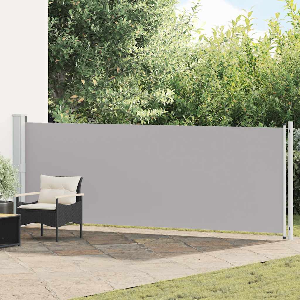 Blue Retractable Garden Side Awning 100x300 cm