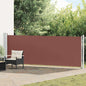 Toldo lateral retráctil de jardín azul 100x300 cm