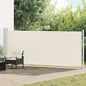 Toldo lateral retráctil para patio azul 140x600 cm