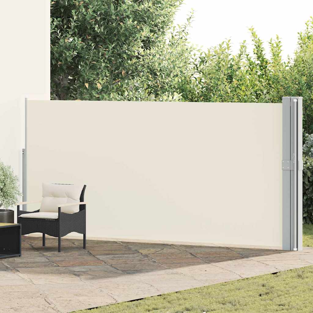 Blue Retractable Garden Side Awning 100x300 cm