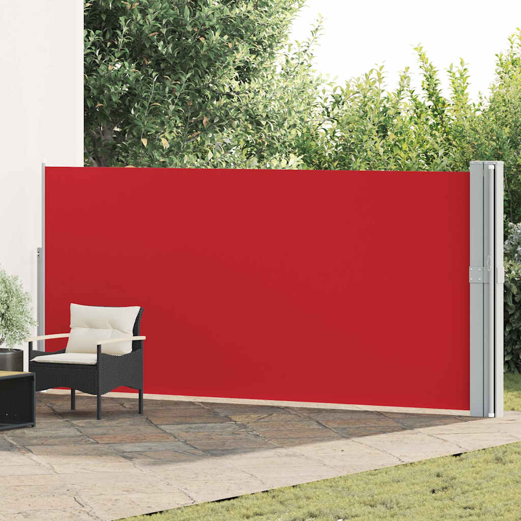 Blue Retractable Garden Side Awning 100x300 cm