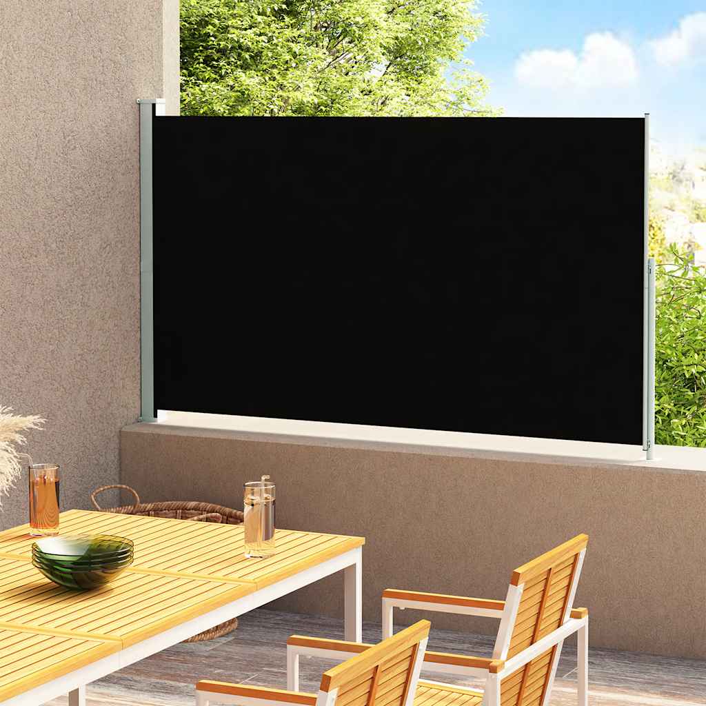 Blue Retractable Garden Side Awning 100x300 cm