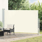 Toldo lateral retráctil de jardín azul 100x300 cm
